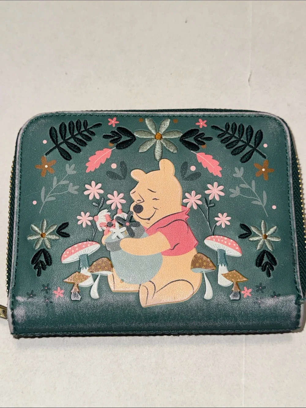 Loungefly Green Tigger & Piglet Compact Zip Card Holder